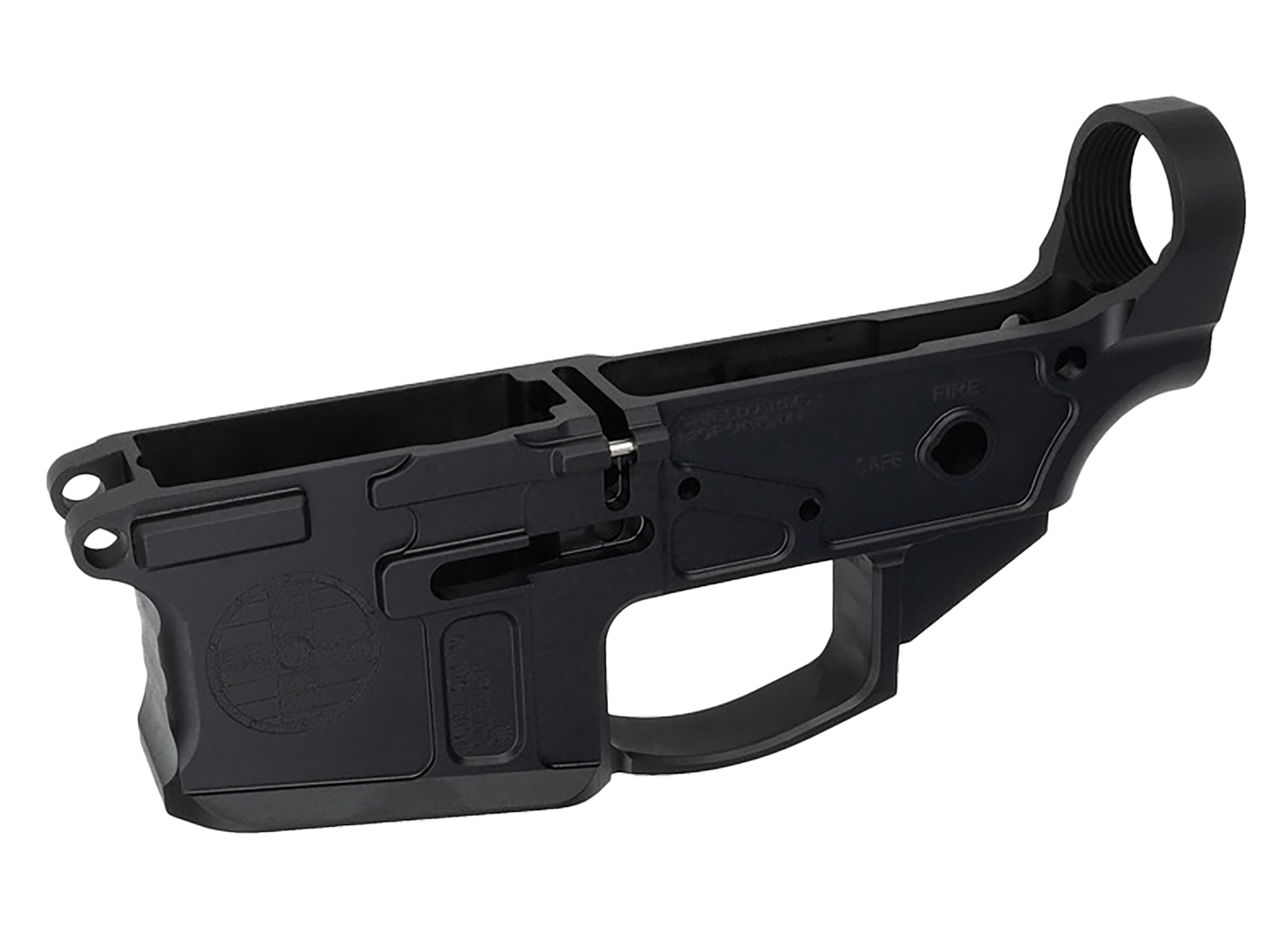 Shield Arms SAO15 SA-15 Stripped Lower Receiver Multi Aluminum Black Anodized for AR-15 Non-Folding