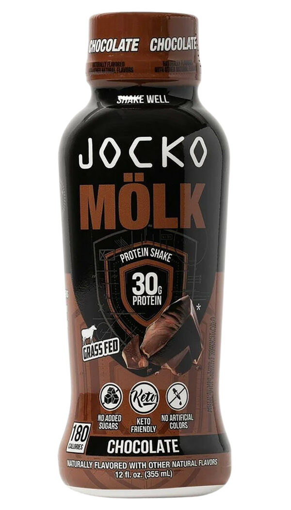 Jocko Fuel 29092 Chocolate Protein Shake 12oz 12Pack