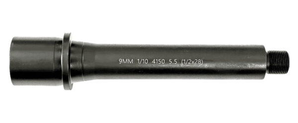 Lead & Steel Llc LS9MM5.5-28 AR9  9mm Straight Profile Black Nitride Chrome Moly Vanadium