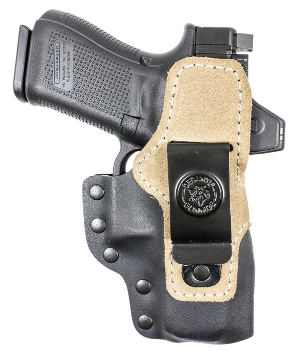 DeSantis Gunhide 230KJ1LZ0 Hyeye  IWB Black Kydex Compatible w/ Glock 19/23/32/45/19x/19 Gen 5 Ambidextrous