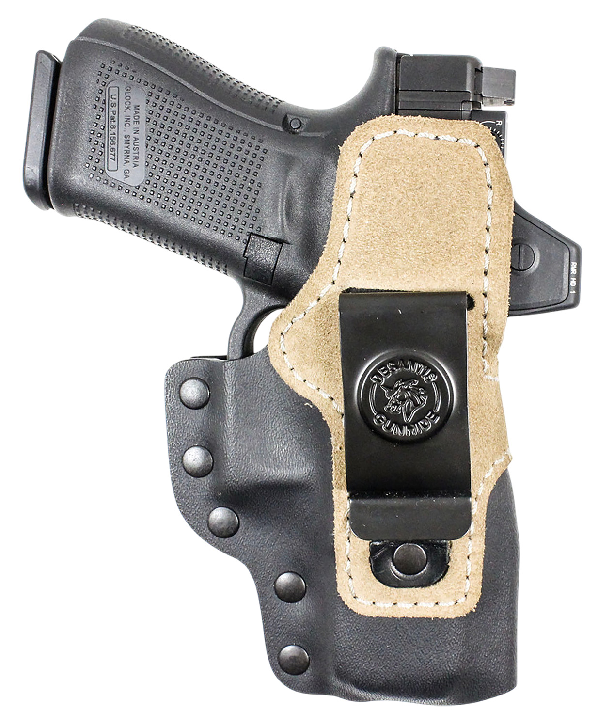 DeSantis Gunhide 230KJ9YZ0 Hyeye  IWB Black Kydex Belt Mount Ambidextrous