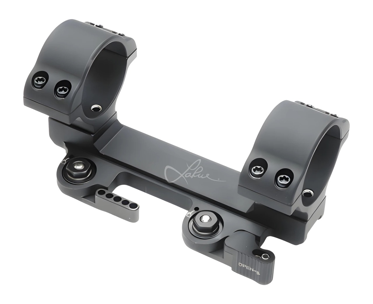 Larue Tactical LT913193030 In Line  Black 30mm Tube 0 MOA