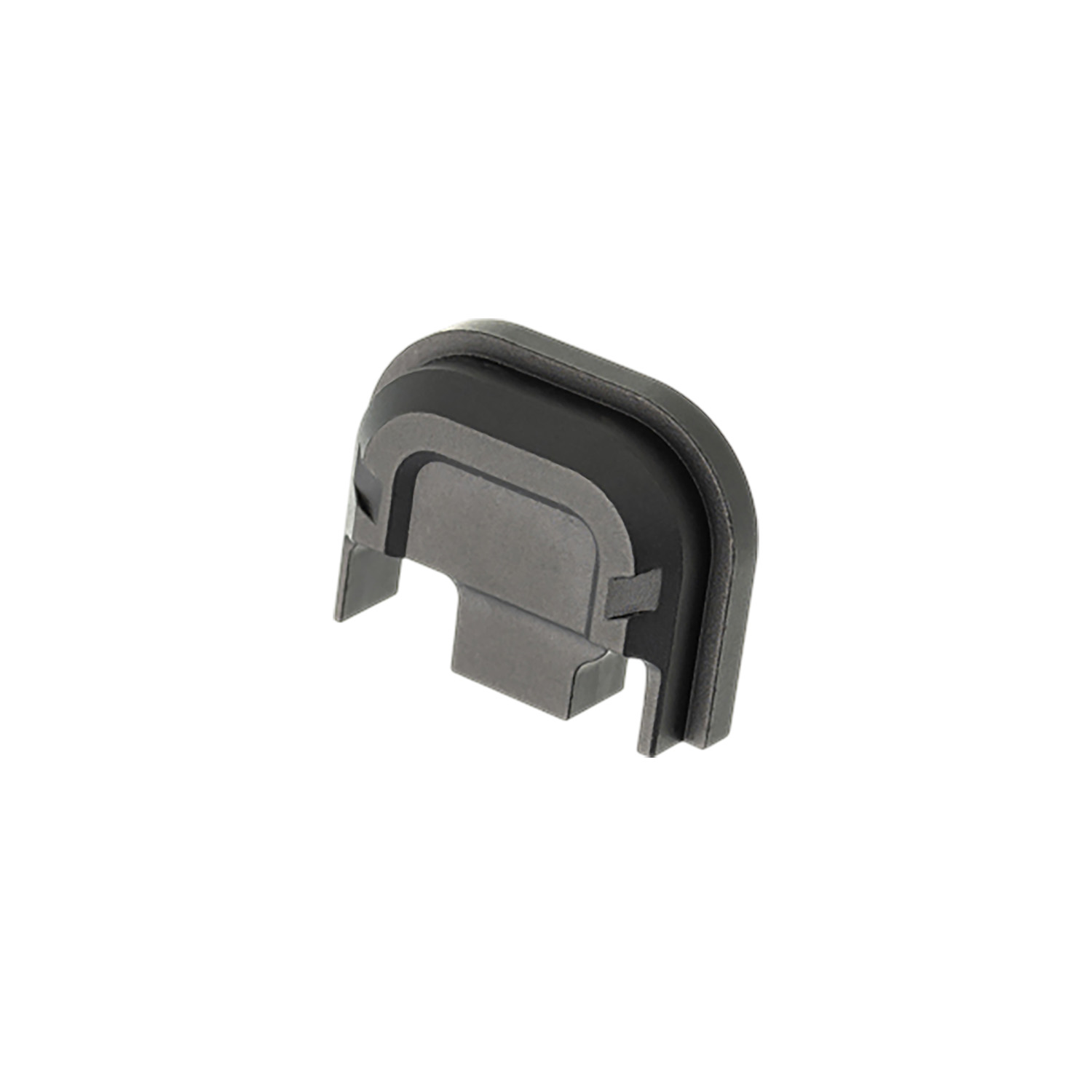 Tyrant CNC TDG14SPBLACK Slide Cover Plate  Chevron Design Glock Gen1-4 Black Aluminum
