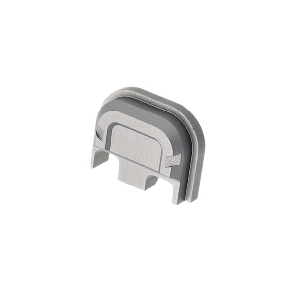 Tyrant CNC TDG5SPGREY Slide Cover Plate  Chevron Design Glock Gen5 Grey Aluminum