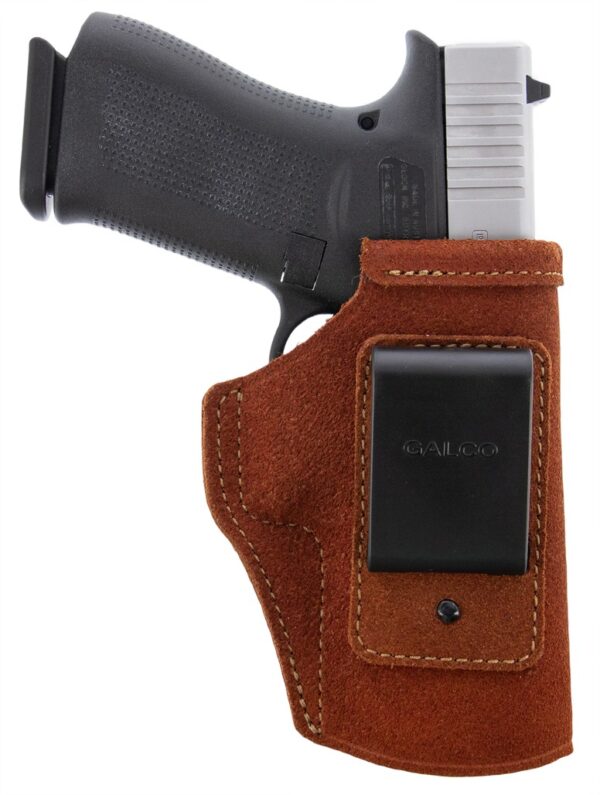 Galco STO266R Stow-N-Go  IWB Natural Steerhide Fits Kimber 1911 4" Right Hand