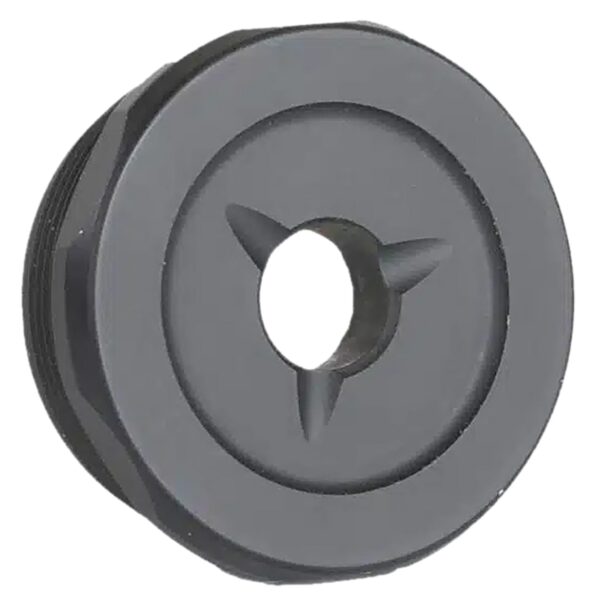 Jk Armament JK155LTEC45 LT Flash Reducer End Cap 45Cal Fits Aluminum Hard Anodized Black