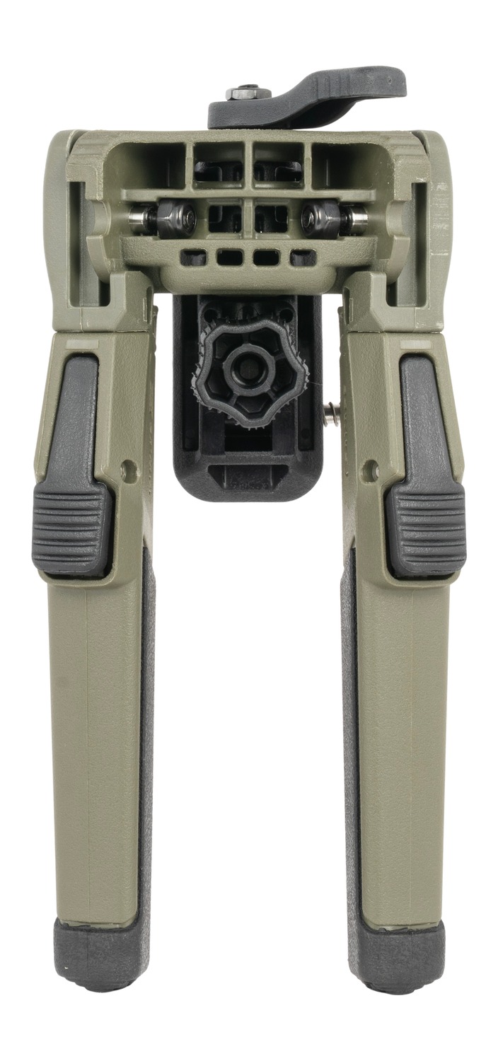 Savage Arms 56451 Sling Swivel Bipod  7.20"-10" High Green Polymer