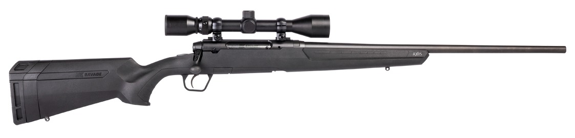 Savage Arms 57987 Axis XP  350 Legend 4+1 18" Matte Black Black Carbon Steel Barrel & Drilled & Tapped Receiver, Black Fixed Synthetic Stock, Weaver 3-9x40mm Scope, Right Hand