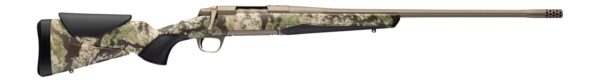 Browning X-Bolt 2 Speed 300 Win Mag Bolt-Action Rifle 26" Fluted Threaded Barrel Smoked Bronze Cerakote Kryptek Obskura Transitional Camo Stock