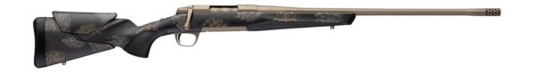 Browning 036142211 X-Bolt 2 Speed HD Full Size 243 Win 4+1 22" Smoked Bronze Cerakote Fluted Threaded Barrel, Smoked Bronze Cerakote Steel Drilled & Tapped Receiver, Bronze/Gray Camo w/Black Overmold
