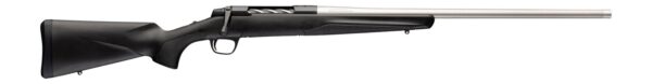Browning 036115294 X-Bolt 2 Special LR Full Size 6.5 PRC 3+1 24" Matte Stainless Threaded Barrel, Matte Stainless Steel Drilled & Tapped Receiver, Black Adj Comb & LOP Synthetic Stock Right Hand