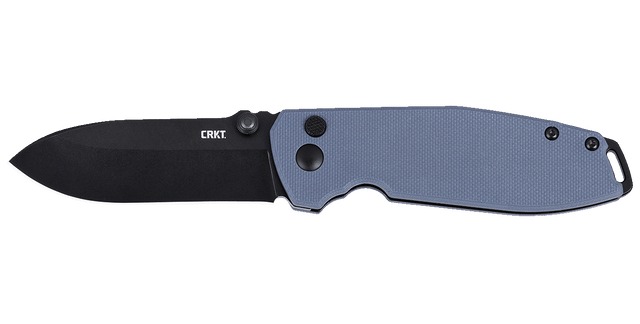 CRKT 2495GC   SQUID XM        2.95 BUTTON LOCK GRY