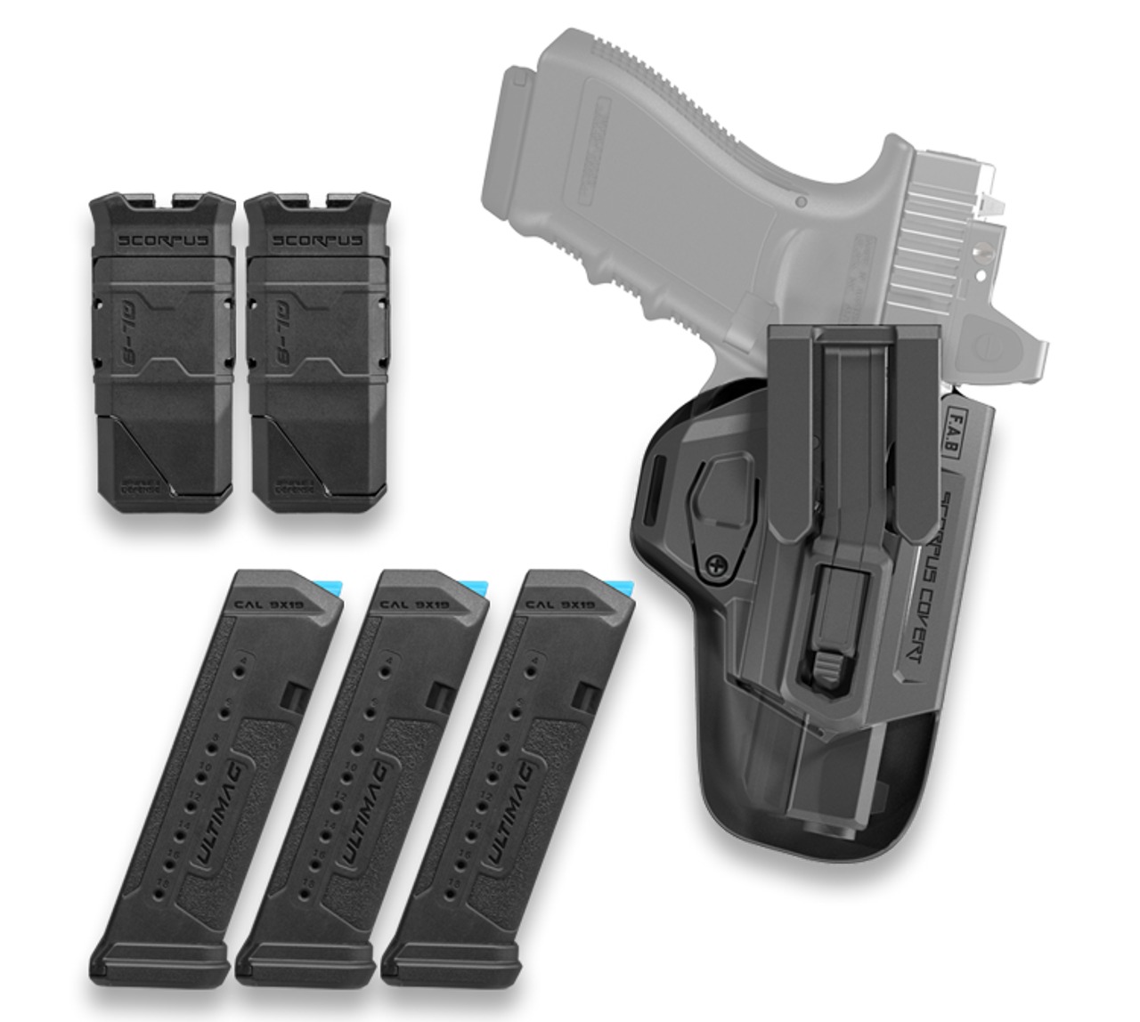 FAB FX-GLOCK17KITB COMPLETE HG KIT GLOCK 17 BLK