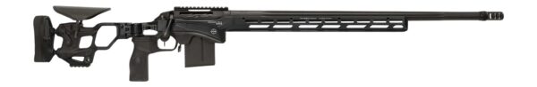 Cadex Inc CDXSSPRO6526CP20I2B1N CDX-SS Seven S.T.A.R.S. Pro 6.5 Creedmoor 10+1 26" Black DLC Fluted Threaded Barrel, Black Cerakote Receiver, ARCA Rail,  M-LOK Handguard, Black Adjustable Folding Butt