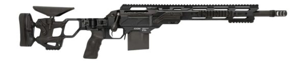Cadex Inc CDXSSCOV308165CP20I2E1 CDX-SS Seven S.T.A.R.S. Covert Compact 308 Win 10+1 16.50" Black DLC Fluted Threaded Barrel, Black Cerakote Receiver w/Picatinny Rail, M-LOK Handguard, Black Folding S