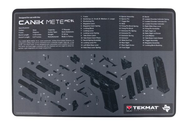 TEKMAT TEK-R17-CANIK-MC9L   17X11 CANIK MC9L