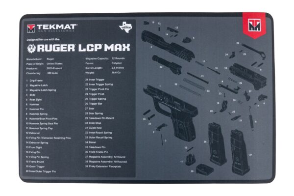 TEKMAT TEK-R17-RUGER-LCPMAX 17X11 RUGER LCP MAX