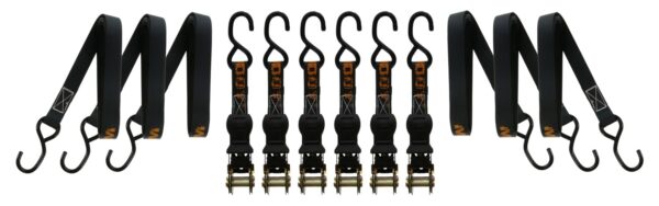 MUDDY MUD-DRS14-6PK   1"X14" DURABLE RATCHET STRAP