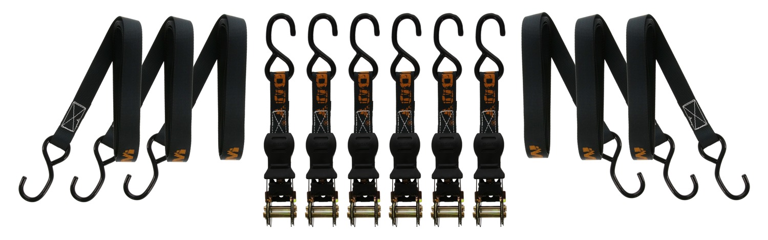 MUDDY MUD-DRS14-6PK   1"X14" DURABLE RATCHET STRAP