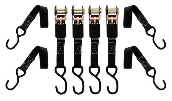 MUDDY MUD-SDRS10-4PK  1"X10'STD DUTY RATCHET STRAP