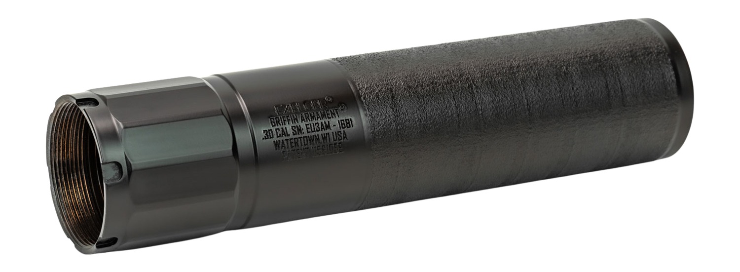 Griffin Armament Explorr Utility Mount 7.62mm Suppressor 1.50" Black Stainless Steel