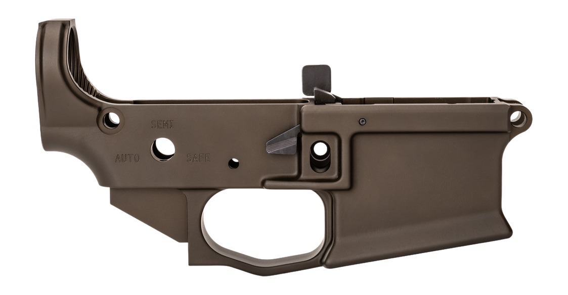 Griffin Armament MK2 Stripped Lower Receiver Aluminum Terra Brown Anodized