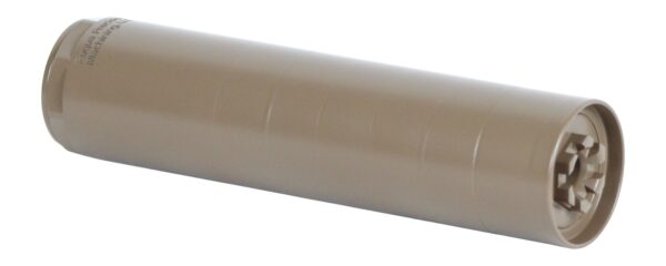 Fuqua Precision Machining Ouch Mouse OM57TIFDE 5.7mm Suppressor 1.23" OD Flat Dark Earth Titanium 1/2x28