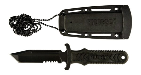 RUKO RUK0098         440A TIN 3"NECK/BOOT KNIFE