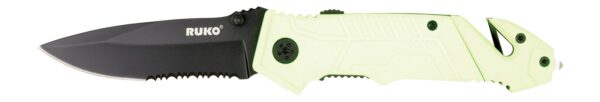 RUKO RUK0144SHG-CS   440A 3-1/4"HIVIZ GRN FOLDING