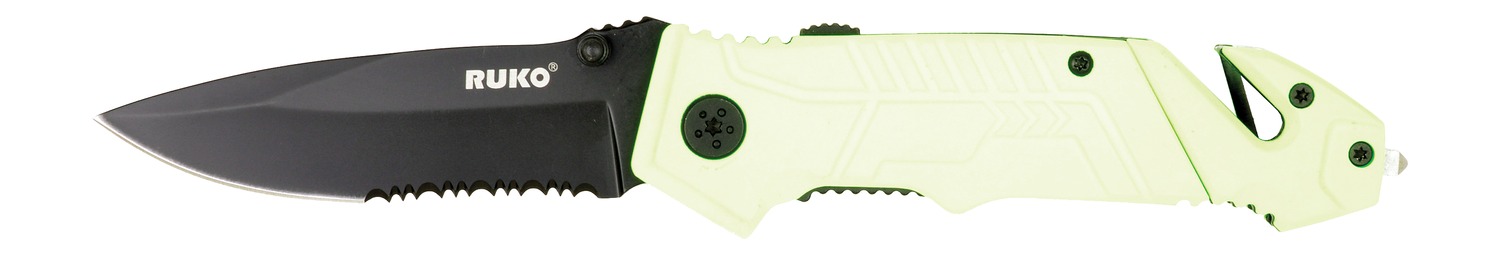 RUKO RUK0144SHG-CS   440A 3-1/4"HIVIZ GRN FOLDING