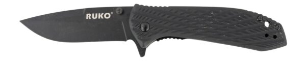 RUKO RUK0179BBK   440C 3-1/4"BLK HANDLE FOLDING