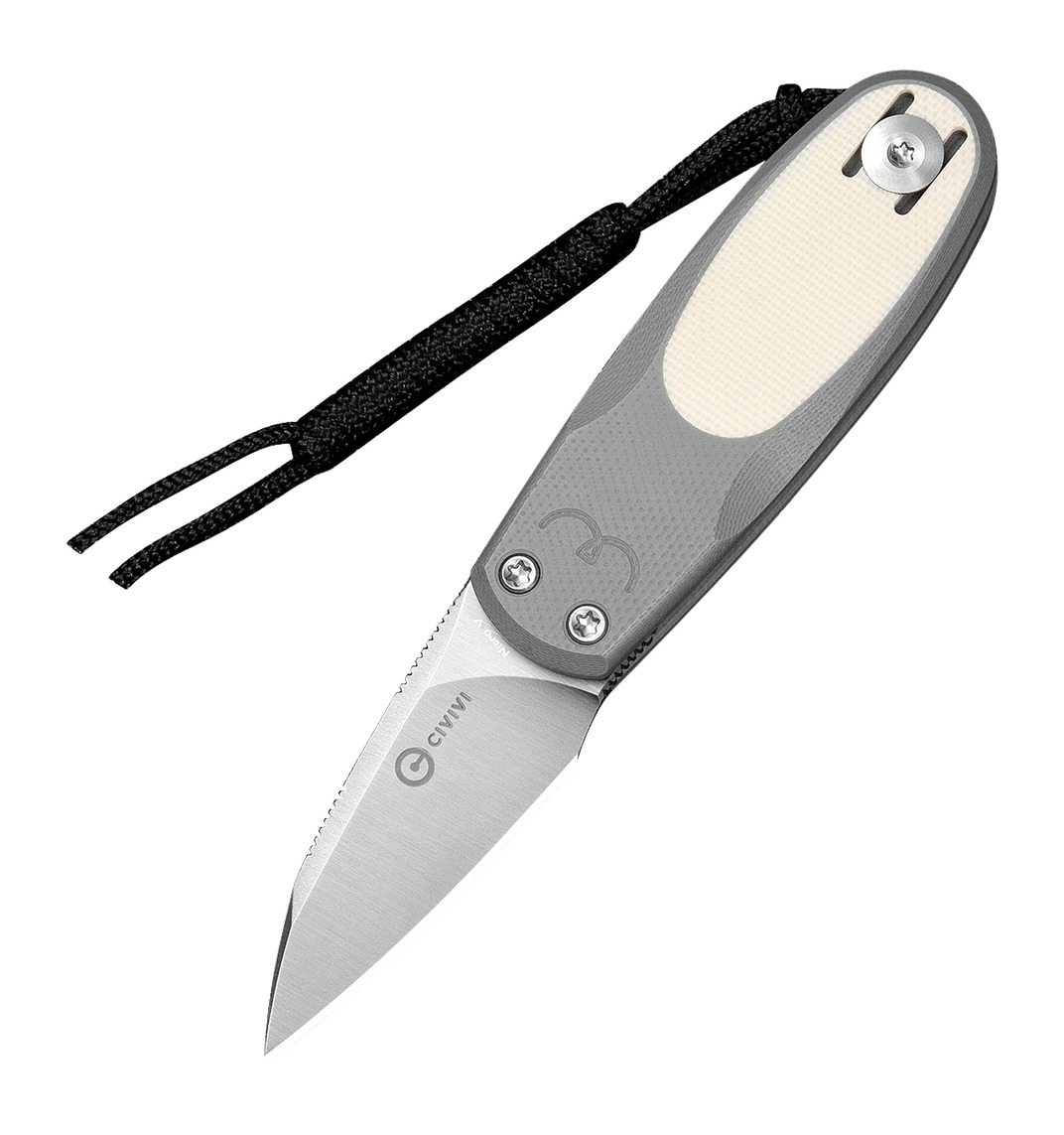 CIVIVI Purr C25054-1 Gray and Ivory G10 Folding Knife