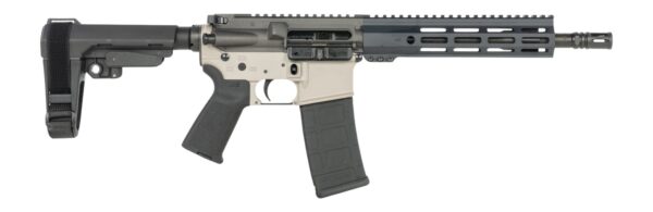 Shark Coast Tactical SCC07213MAX-P Maxim  5.56 NATO 30+1 10.50" Black Nitride Threaded Barrel, Aluminum Receiver w/Picatinny Rail, M-LOK Handguard, Polymer SB Tactical SBA3 Brace, Polymer Grip