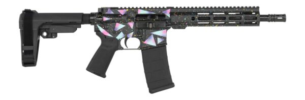 Shark Coast Tactical SCC07237MIA-P Miami  5.56 NATO 30+1 10.50" Black Nitride Threaded Barrel, Aluminum Receiver w/Picatinny Rail, M-LOK Handguard, Polymer SB Tactical SBA3 Brace, Polymer Grip