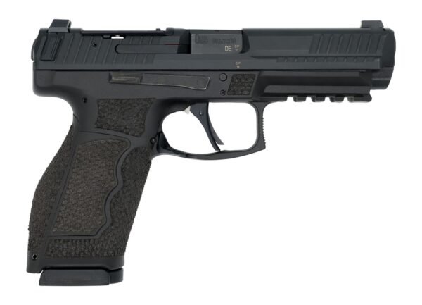 Langdon Tactical Tech VP9A1FHPRDMWC HK VP9A1F  Full Size Frame 9mm Luger 17+1 4.53" Black Nitride Polygonal Rifled Barrel, Black Nitride Optic Ready/Serrated Slide, Black Polymer Frame w/Picatinny Rai