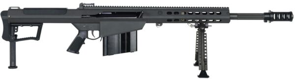 Barrett 20183 M107A1  50 BMG 10+1 20" Fluted Barrel, Picatinny Rail Receiver, M-LOK Handguard, QD BiPod Forend, Black Polymer Grip