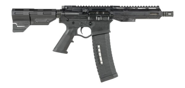 ATI ATIGAX5567ML60TBNS Alpha Maxx 5.56 NATO 60+1 7.50" Black Threaded Barrel, Black Receiver w/Picatinny Rail, Black Polymer Blade, Black A2 Grip