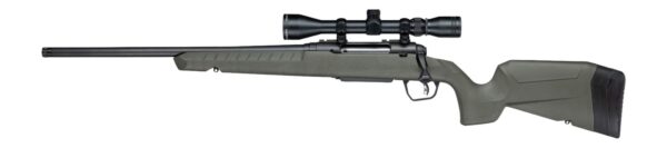 Savage Arms 33190 Axis 2 XP 350 Legend 4+1 18" Matte Black Carbon Steel Threaded Barrel & Drilled & Tapped Receiver, OD Green Synthetic Fixed w/Pistol Grip Stock, 3-9x40mm Duplex Scope, Left Hand