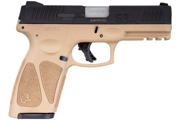 TAURUS G3 9MM BLK/FDE 4" 17+1