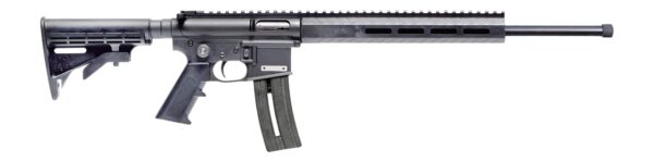 Mountain Billy Gun Lab MBGL-GOAT15-TB-1-HC Goat-15 Helium 22 LR 10+1 16" Black Threaded Barrel, Black Polymer Receiver w/Picatinny Rail, M-LOK Handguard, Black Adj 7 Position Polymer Buttstock, Black