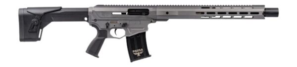 Panzer Arms PAAR12GLF AR12 G5 12 Gauge Semi-Auto 5+1 18.50" Gray Cerakote Aluminum/Polymer Receiver w/Picatinny Rail, M-LOK Handguards, Black Synthetic Stock
