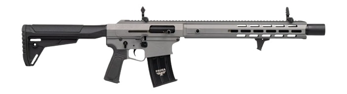 Panzer Arms PAAR12PROGLF AR12 Pro-L 12 Gauge Semi-Auto 3" 5+1 18.50" Black Barrel, Tactical Gray Cerakote Aluminum Receiver w/Picatinny Rail, M-LOK Handguards, Gray Synthetic Stock, Black Polymer Grip