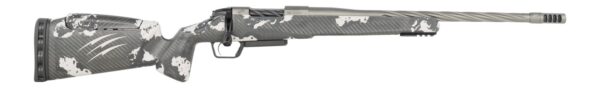 Fierce Firearms RIVSSX22CM18GP Twisted Rival XP 2.0 22 Creedmoor 3+1 18" Glacier Cerakote Spiral Fluted Threaded Barrel, Stainless Steel Drilled & Tapped Receiver, Arca Rail Forend, Phantom Camo Push