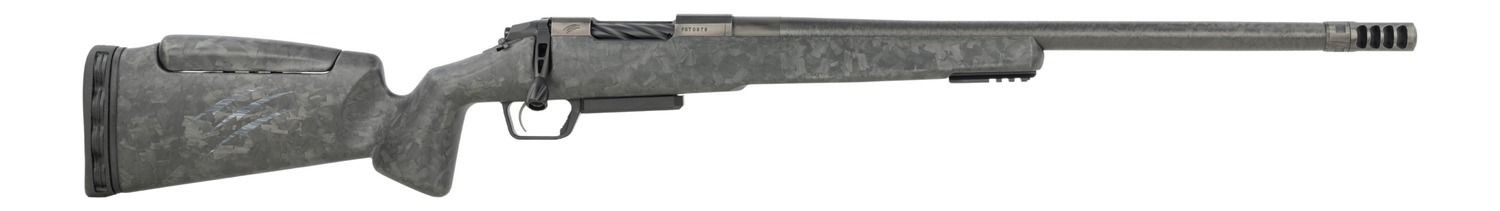 Fierce Firearms RIVTCX25CM22DGM CT Rival XP 2.0 25 Creedmoor 3+1 22" Carbon Fiber Match Grade Threaded Barrel, Distressed Gray Titanium Drilled & Tapped Receiver, Carbon Matrix Push Button Adj Cheek P