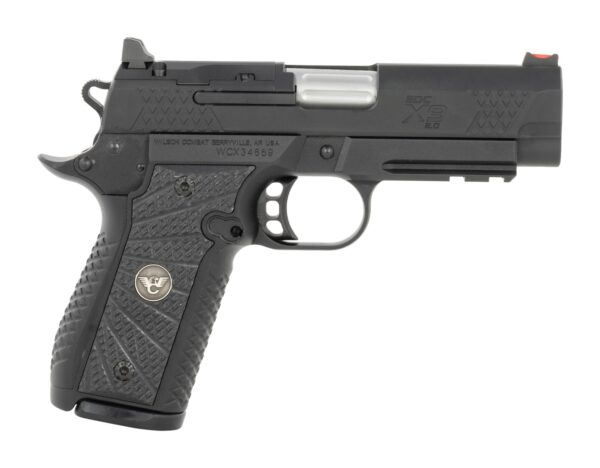 Wilson Combat 2EDCXCPR9OR EDC X9 2.0 9mm Luger 15+1 4" Stainless Fluted Barrel, Optic Ready Slide, Aluminum Frame w/Picatinny Rail, Black G10 Grip