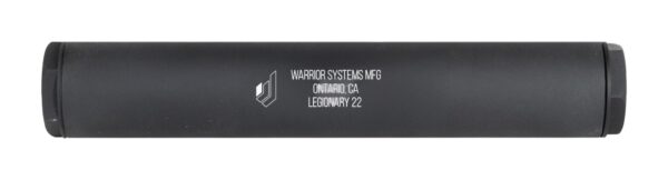 WARRIOR SYSTEMS MFG CO 3012105 22LR/22WMR/17HMR 1" Black Aluminum 1/2"x28