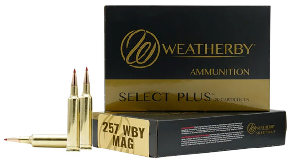 Weatherby B257100TTSX Select Plus  257WthbyMag 100gr Barnes Tipped TSX Lead Free 20 Per Box/10 Case