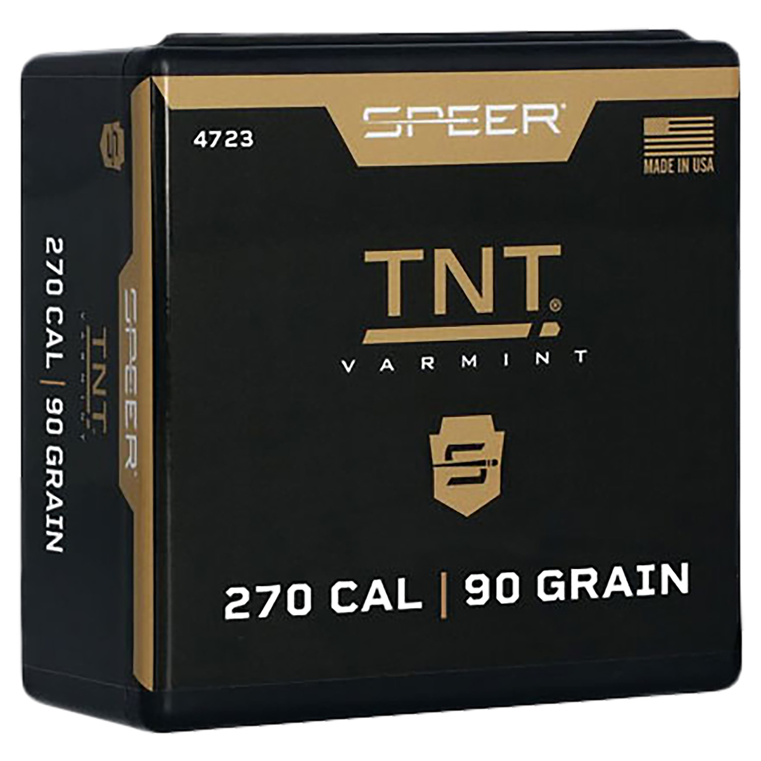 Speer 4723 TNT 270Win 90gr Jacketed Hollow Point 650 Per Box/1 Case