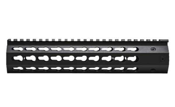 NcStar VMARFFKMC Keymod Handguard  Free-Floating Aluminum Black Anodized 10" for AR-15, M4