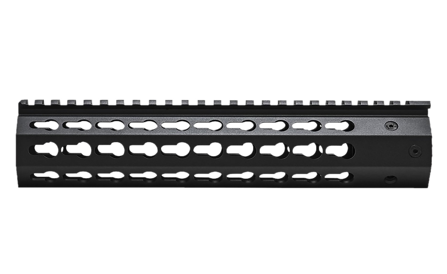 NcStar VMARFFKMC Keymod Handguard  Free-Floating Aluminum Black Anodized 10" for AR-15, M4